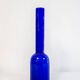 Vintage blue Murano glass vase by Vistosi, Italy, 1950s
