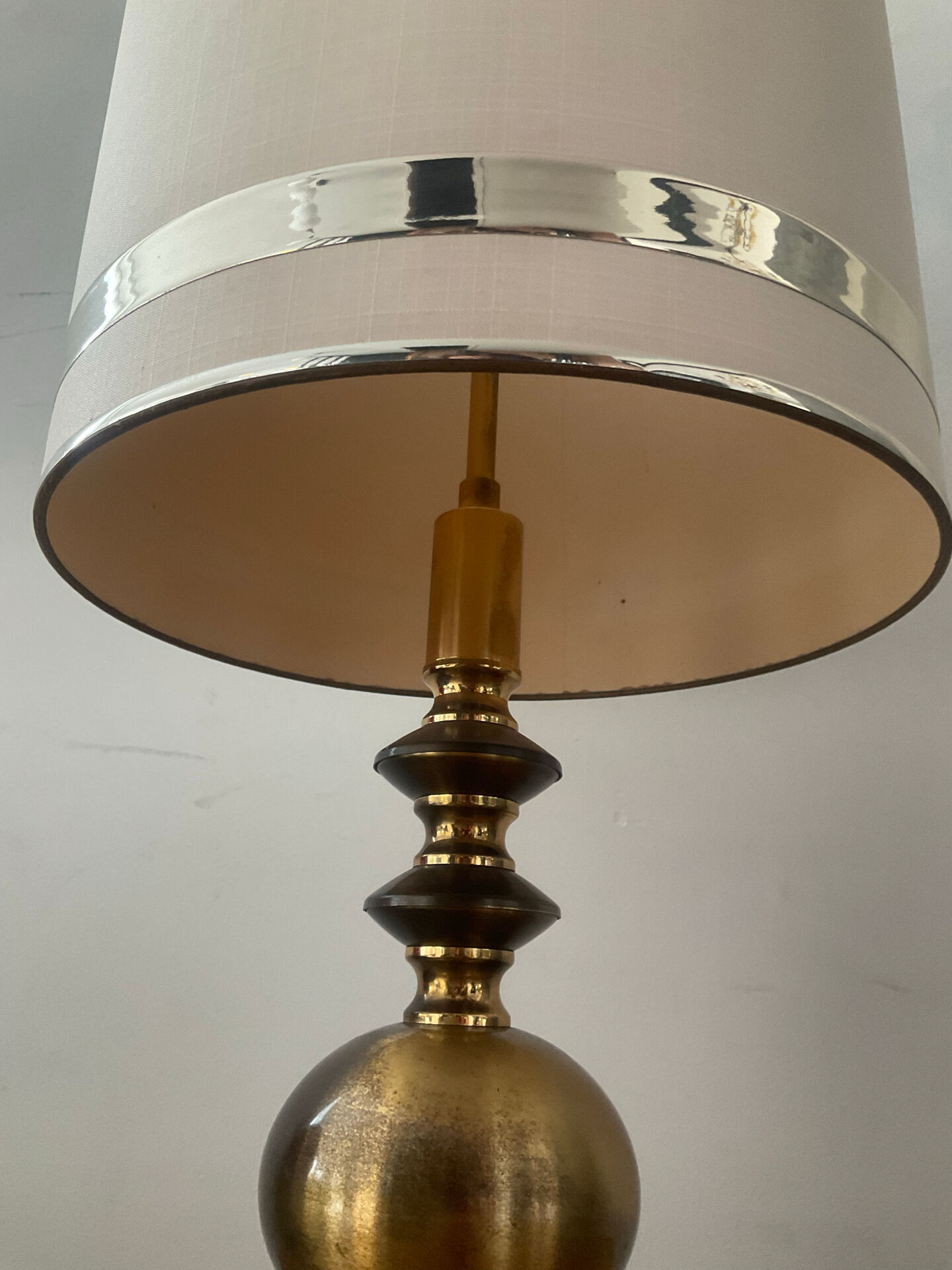 Brass lamp from the 60s-70s.