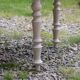 Table de ferme ronde à volets en bois massif – Ø 130 cm