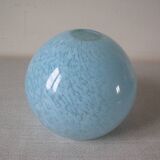 Old globe lampshade in speckled blue glass bedside lamp chandelier 10 cm 07