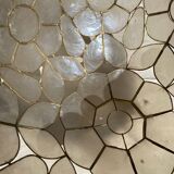 Tiffany style mother-of-pearl pendant light