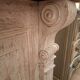 Counter from the late 19th century in patinated oak.