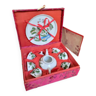 Teapot and cups box