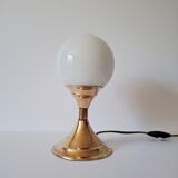 Vintage tulip base brass lamp