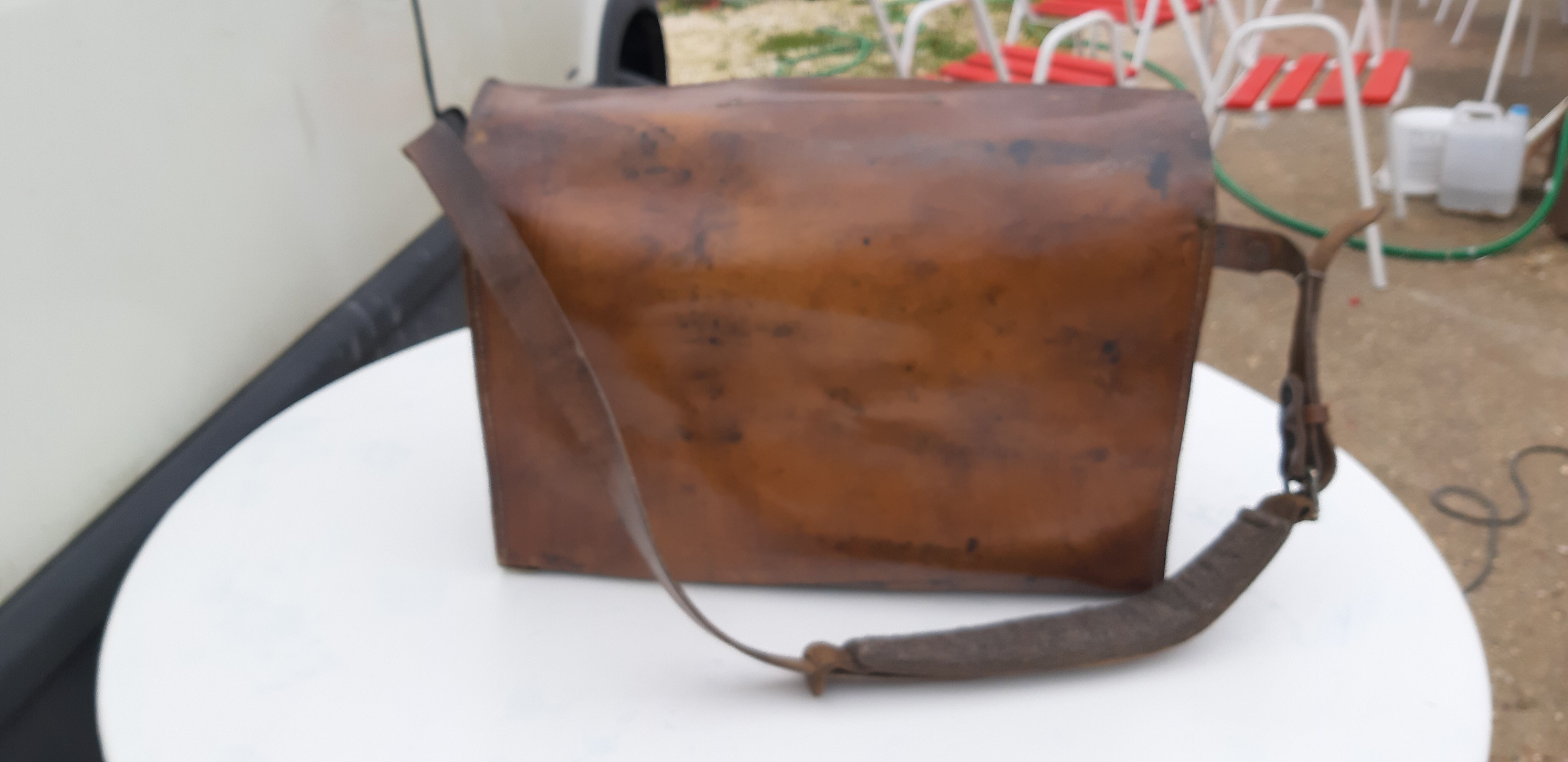 Edf leather work bag
