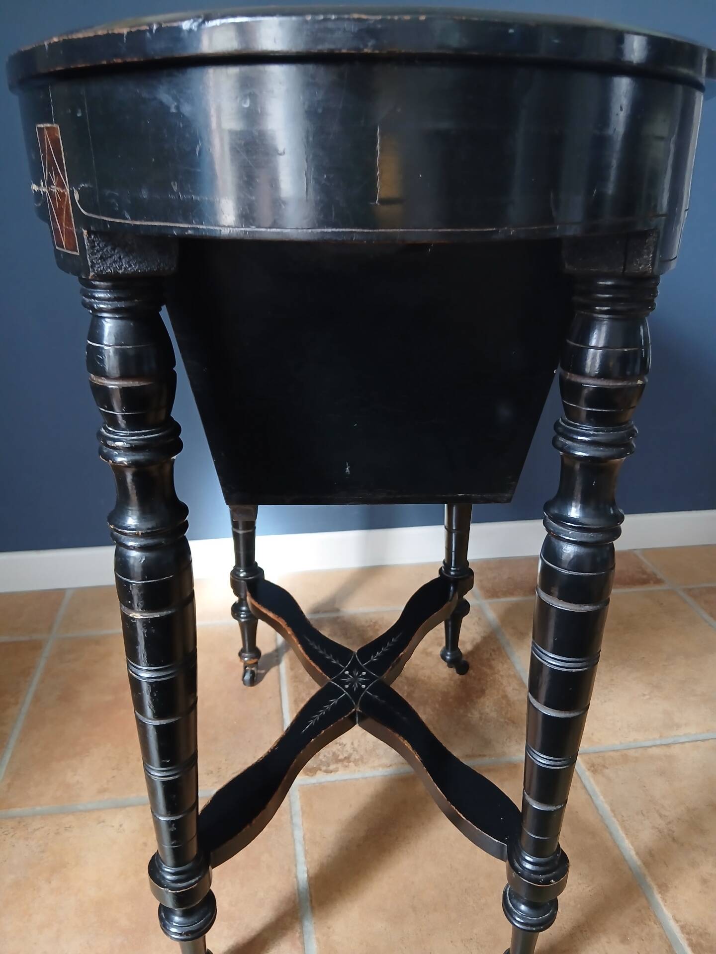 Victorian sewing table