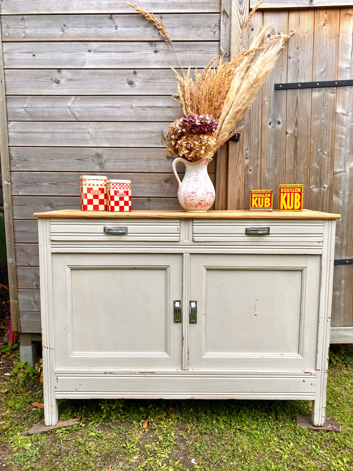 Parisian sideboard vintage counter 133cm