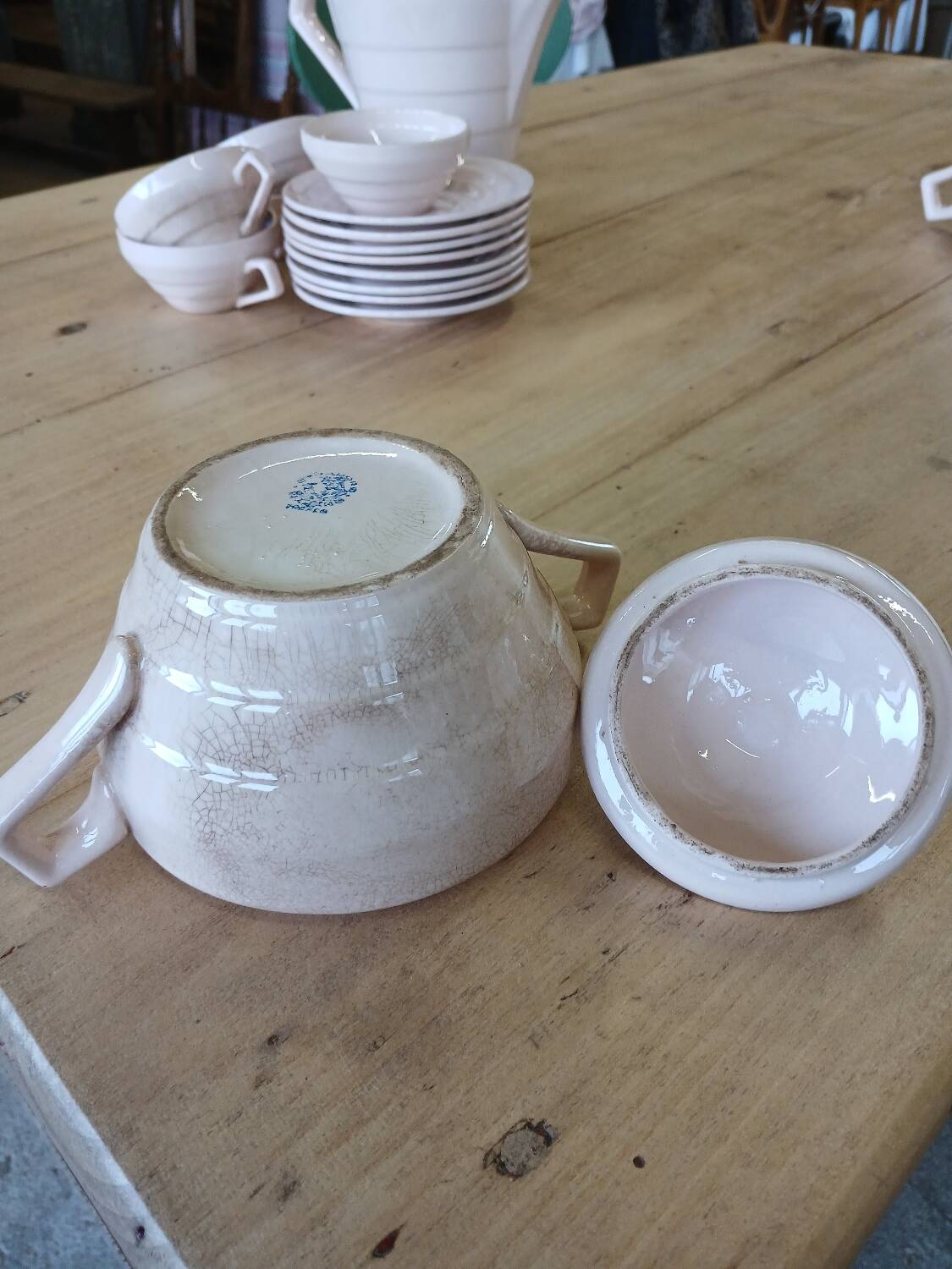 Saint Amand / Ceranord antique coffee service