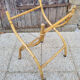 Rattan and bamboo cradle, vintage, 60s