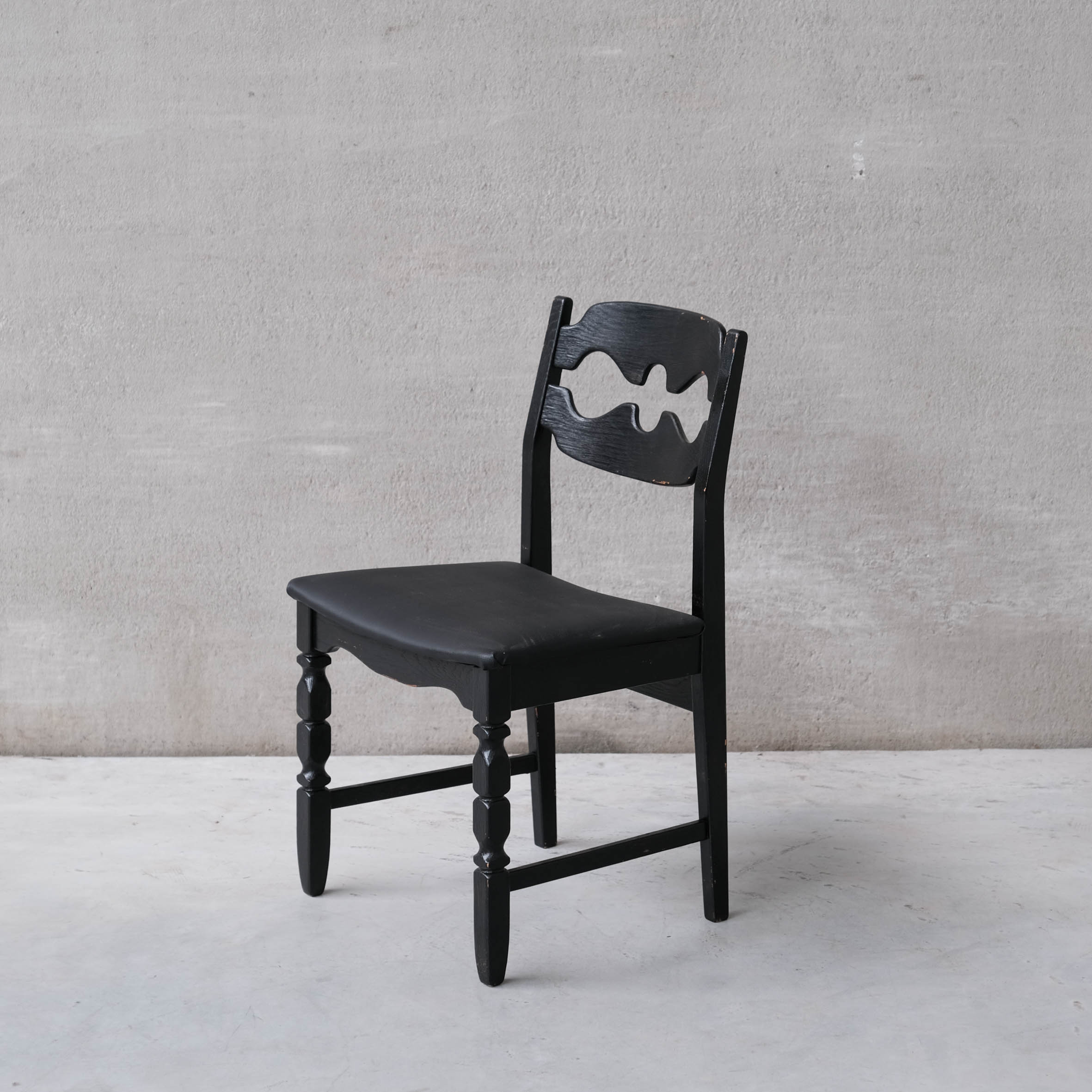 Oak Danish Dining Chairs production Nyrup Mobelfabrik