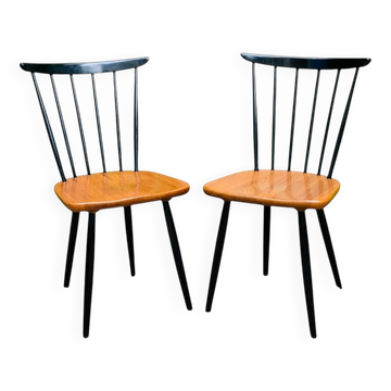 Paire de chaises scandinaves 1950