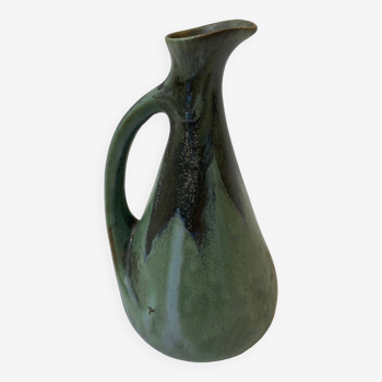 Bronze green pitcher