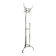 Nymphenburg coat stand in nickel-plated brass by Otto Blümel for ClassiCon, Germany, 1990s