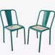Pair of bistro Tolix chairs