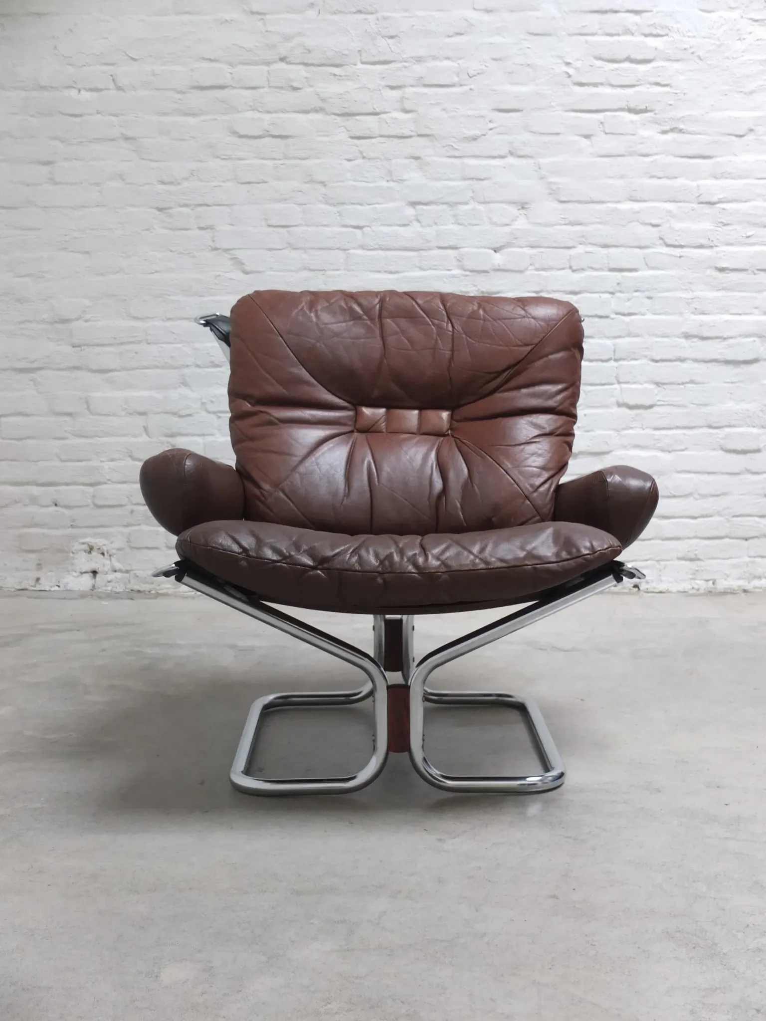 Pair of lounge chairs by Harald Relling for Westnofa, 1970s