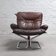 Pair of lounge chairs by Harald Relling for Westnofa, 1970s