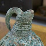 Designer ceramic vase in terracotta signed 1968