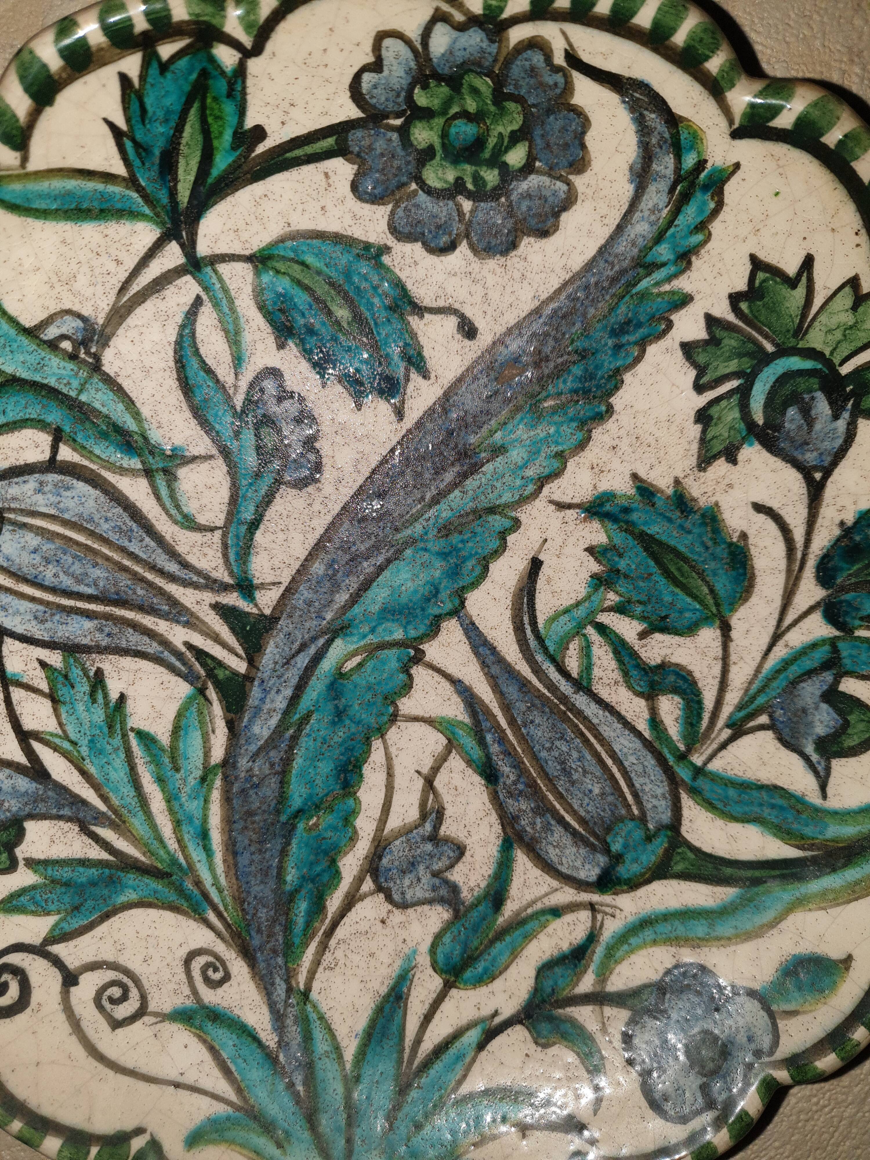 Faience plate Raoul Lachenal