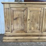 Raw pitch pine sideboard