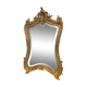 Mirror rocaille style Louis XV in wood and gilded stucco XX century