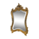 Mirror rocaille style Louis XV in wood and gilded stucco XX century