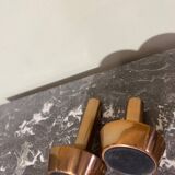 Designer candle holder duo