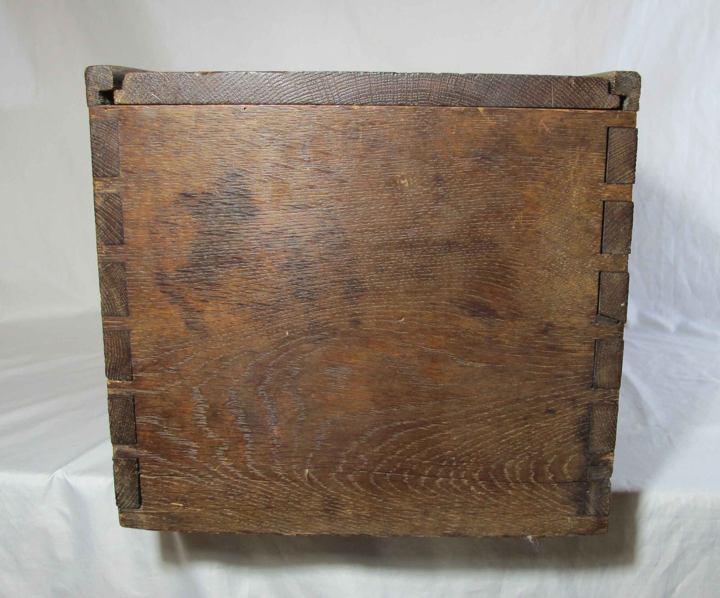 Large oak storage box