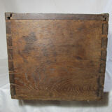 Large oak storage box