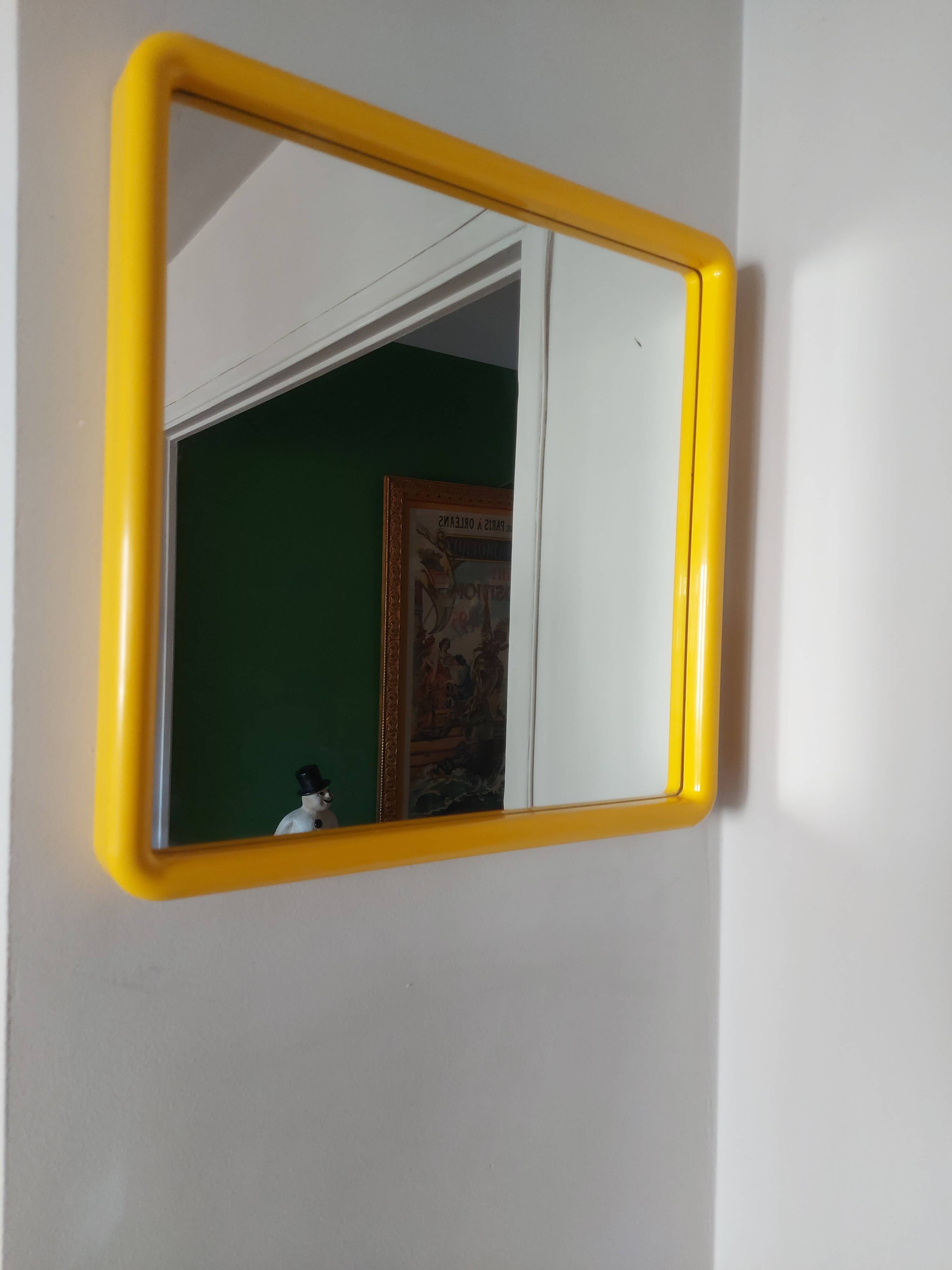 Miroir années 80'S 45x45cm