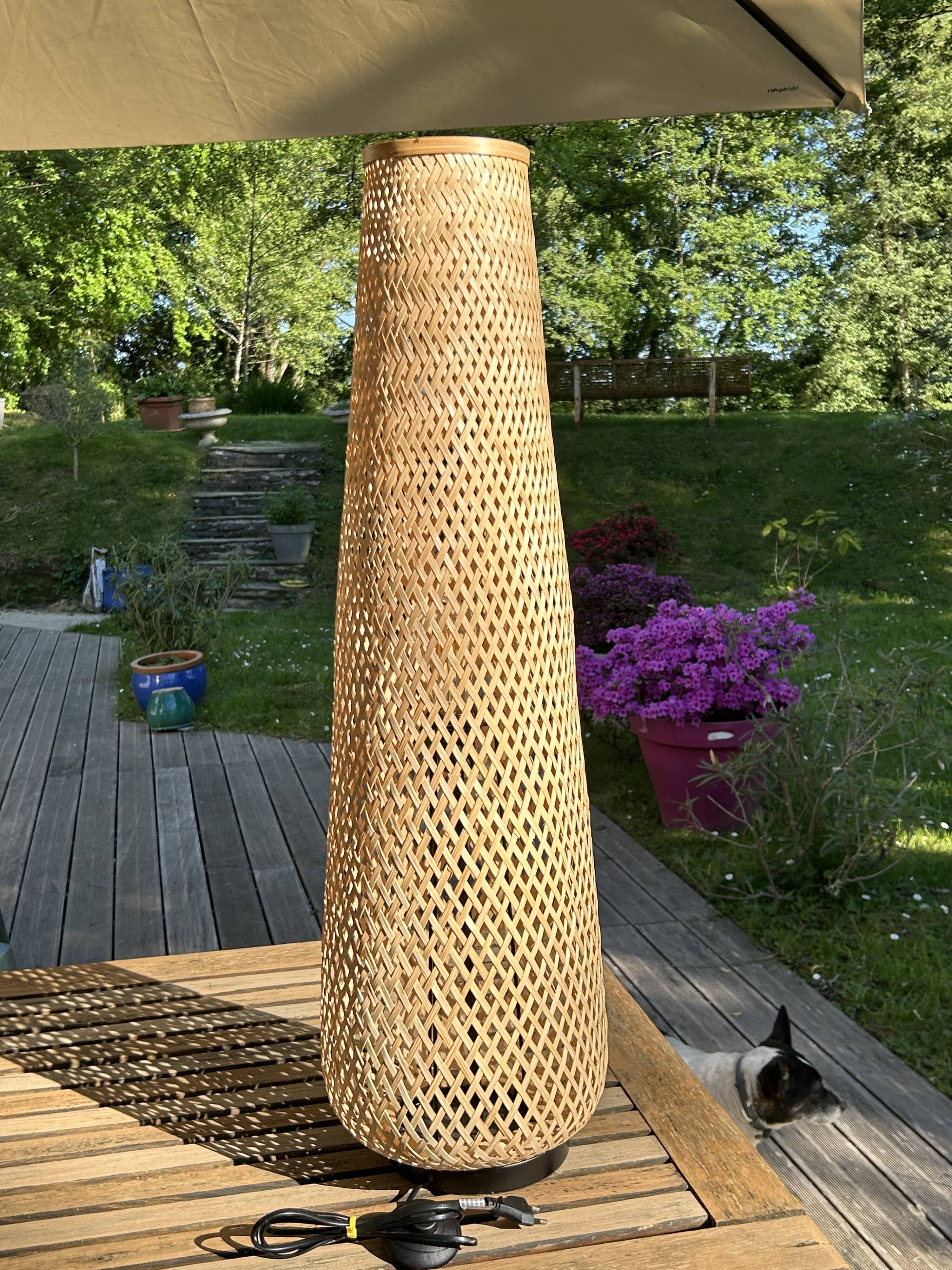 Bamboo Floor Lamp, Zen - 96 cm