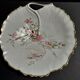 Hollow dish limoges porcelain france flowers xxth