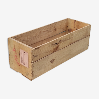 Caisse en bois vintage pour fromages du Cantal