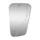 Asymmetrical antique mirror