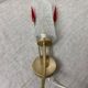Brass and glass wall light, 1960