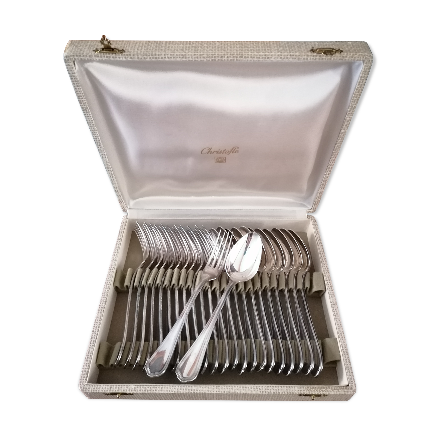 Christofle 12 spoons & 12 forks