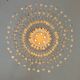 Pair of large chandeliers adorned with glass drops, chrome metal structures, Italy circa 1960.