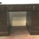Desk style english mahogany and mahogany flat