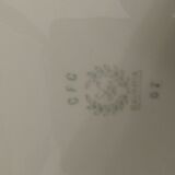 Plat service motif rose  porcelaine bavaroise
