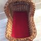 Vintage wicker doll landau
