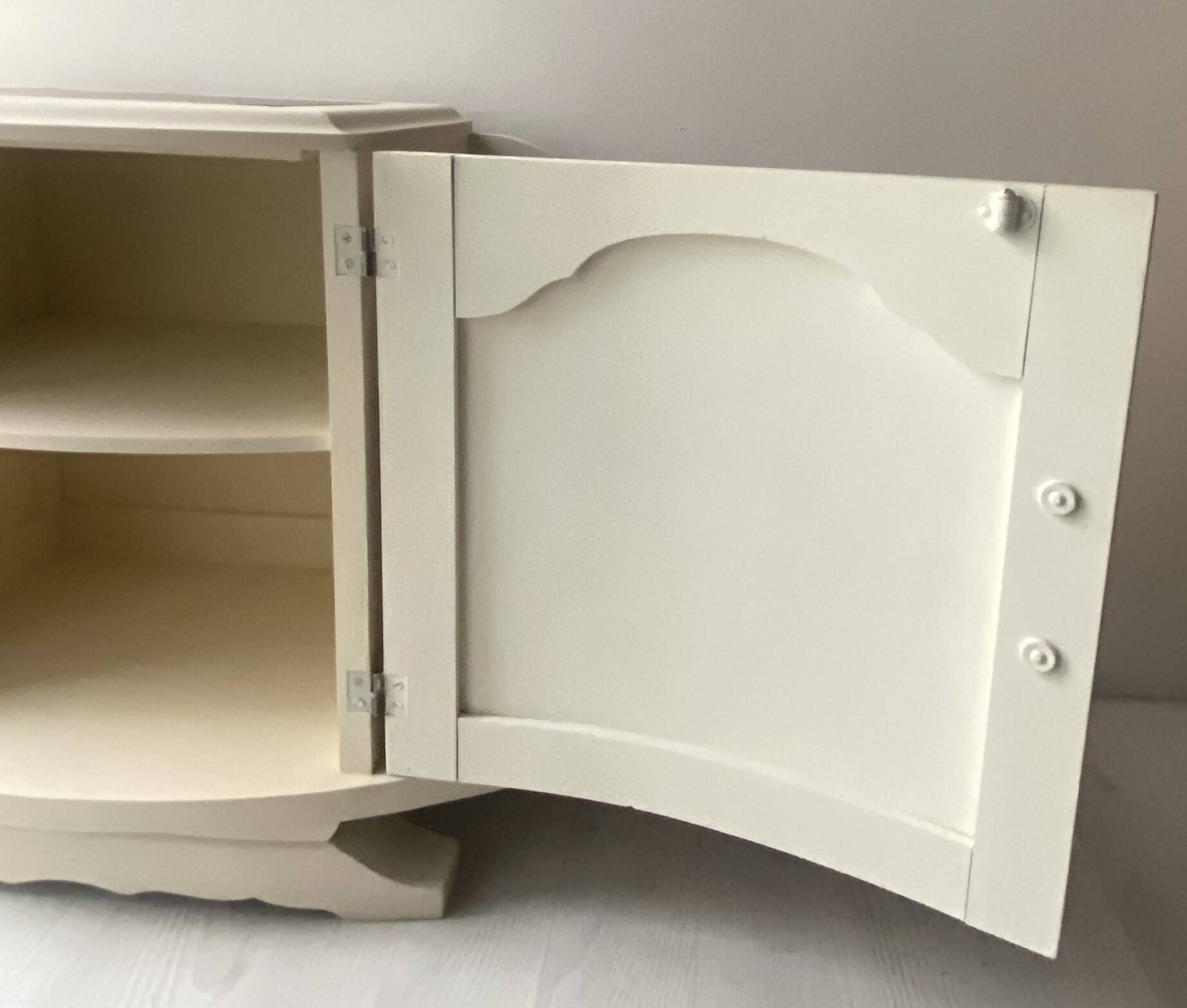 Chevet Art Déco années 1930 - Bois et plateau incrusté