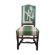 Office chair Louis XIII striped sheep bone
