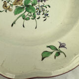 Plat à gâteaux en porcelaine de Luneville ( Keller & Guerin )