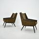Paire de fauteuils des années 1950, Tchécoslovaquie