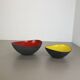 Set of 2 Krenit metal bowls by Herbert Krenchel for Ørskov, Torben, Denmark 1950