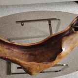 Olive wood centerpiece