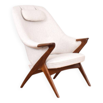 Mid-Century Teak Bravo Lounge Chair by Sigurd Resell for Rastad & Relling,