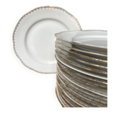 Set of 18 dinner plates - Pommier Dureil 72 - L'Étoile Splend Porcelain