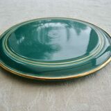 Ceramic plate under mat