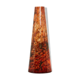 Glass vase of murano around 1970