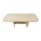 Vintage travertine coffee table